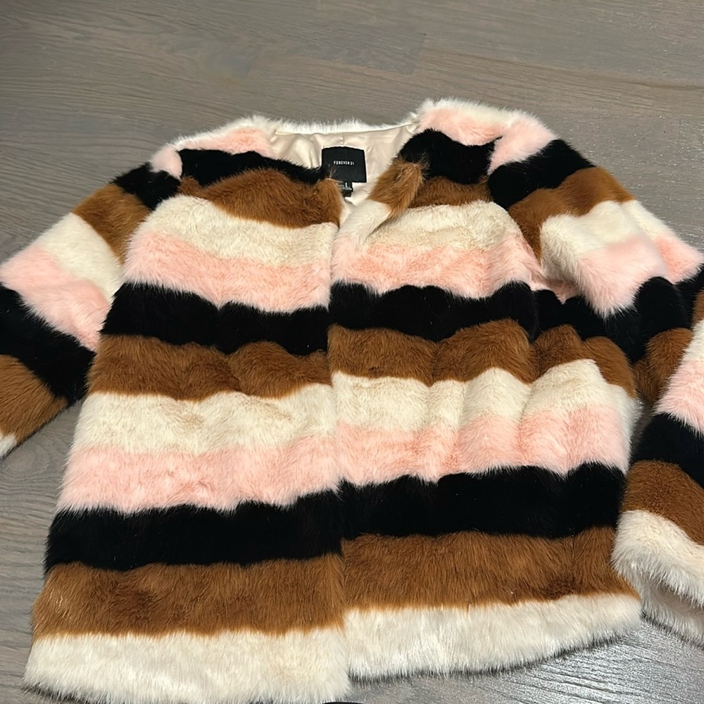 Faux fur coat